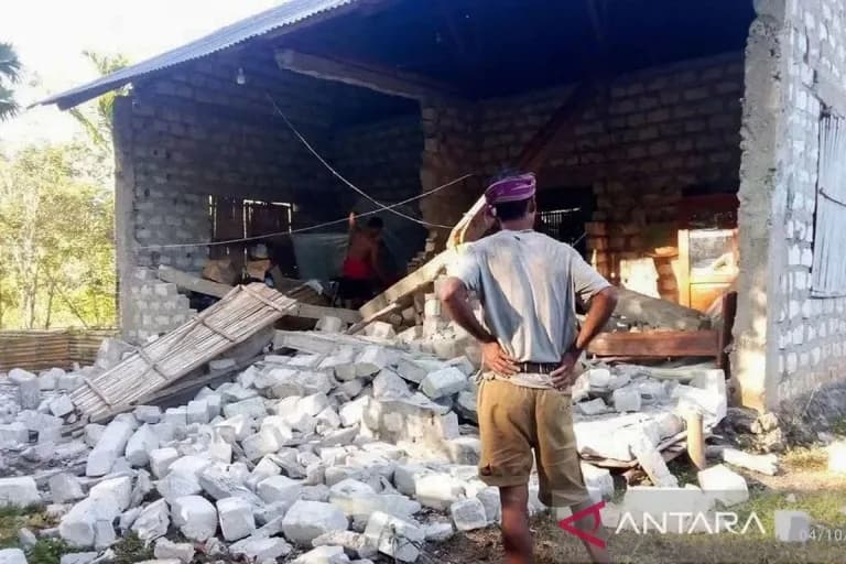 Gempa guncang Sumba Barat Daya, NTT, 20 rumah dan gedung gereja rusak