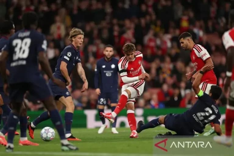 Verdonk pemain Indonesia pertama di Liga Champions, Arsenal hantam Lille 3-0