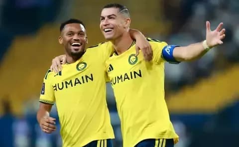 Ditengah ancaman rudal, Ronaldo cetak gol untuk membawa  Al-Nassr menang