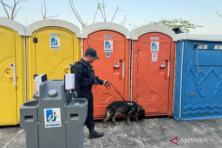 Amankan MotoGP Mandalika 2026, Enam Anjing Pelacak K-9 Sterilisasi Sirkuit