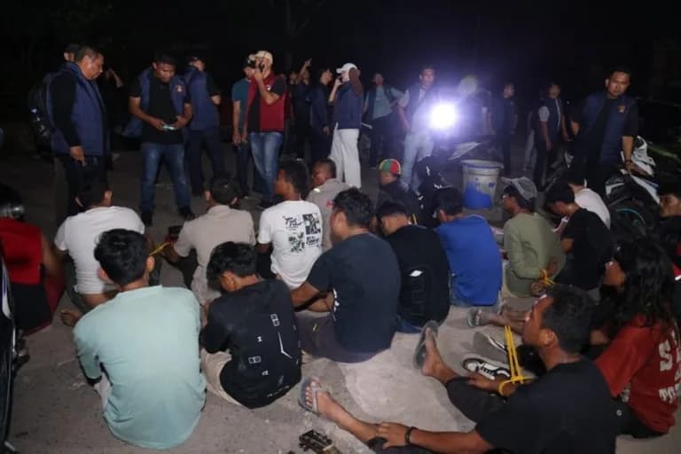 Batu Aji dan Muka Kuning digerebek! 21 orang positif sabu