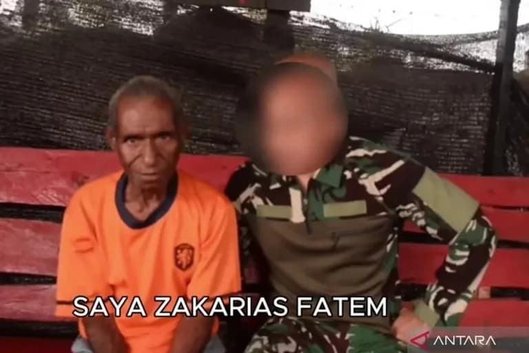 Melalui operasi senyap, prajurit marinir TNI AL tangkap petinggi OPM Zakarias Fatem