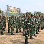 Bupati Kepulauan Talaud, Welly Titah, membuka program TMMD ke-130