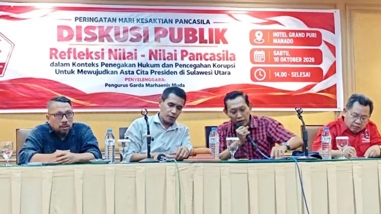 Diskusi Pancasila di Manado