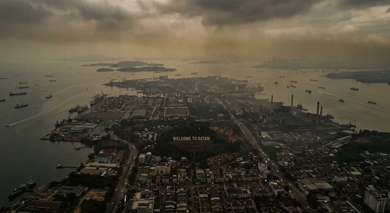 Kualitas Udara Batam Makin Kritis Rabu Ini, Kabut Asap Dorong Polusi Makin Berbahaya