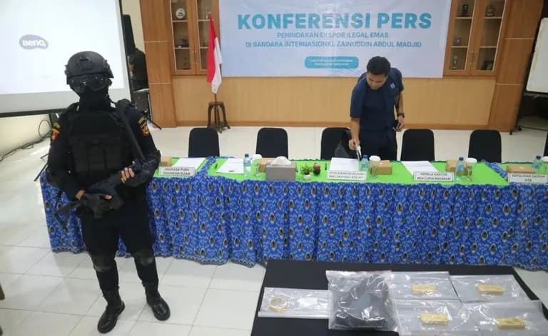 Penyelundupan 5,29 Kilogram Emas, Digagalkan Bea Cukai Mataram
