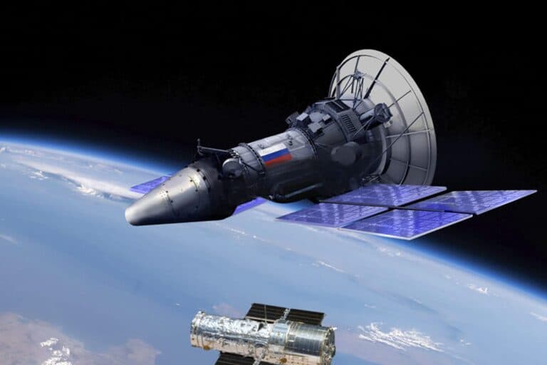 Satelit Rusia di luar angkasa melakukan manuver mendekati satelit militer Jerman. Diduga untuk coba memata-matai percakapan militer Eropa.(airandspaceforces)