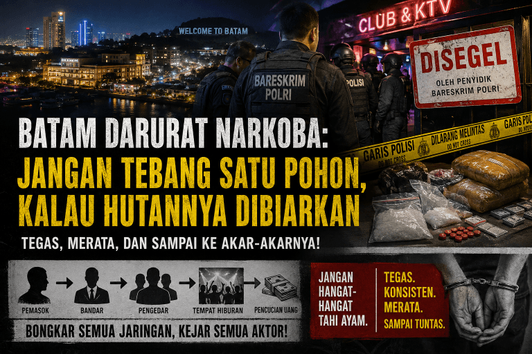 Ilustrasi Penggerebekan Klub Batam