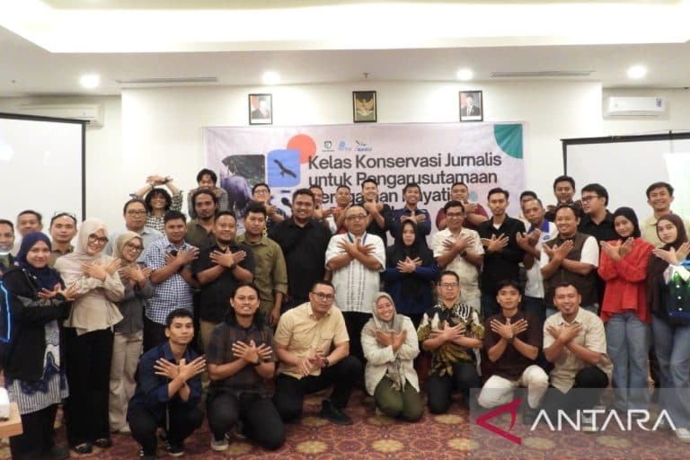 Jurnalis ikut kelas konservasi