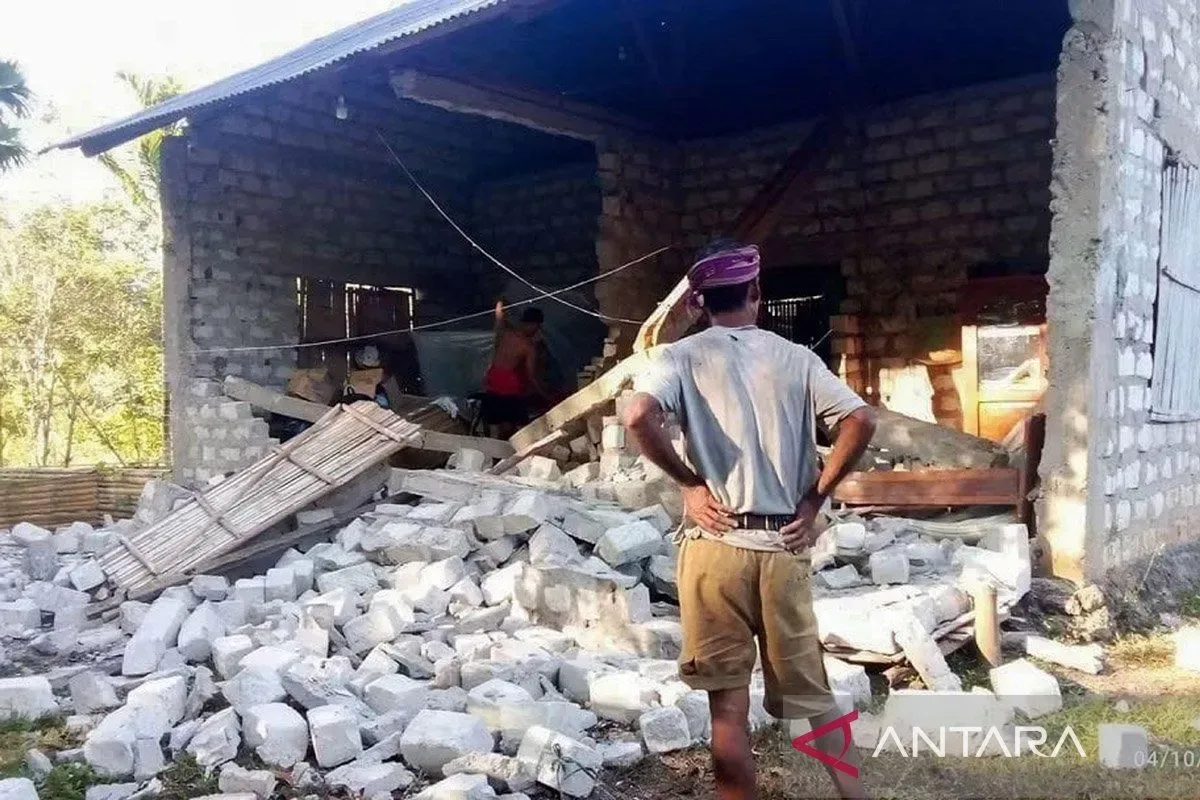 Gempa guncang Sumba Barat Daya, NTT, 20 rumah dan gedung gereja rusak