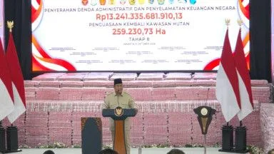 Prabowo: Dua tahun Rp52 T kekayaan Negara diselamatkan, meski sering dilawan para koruptor dan penikmat kecurangan