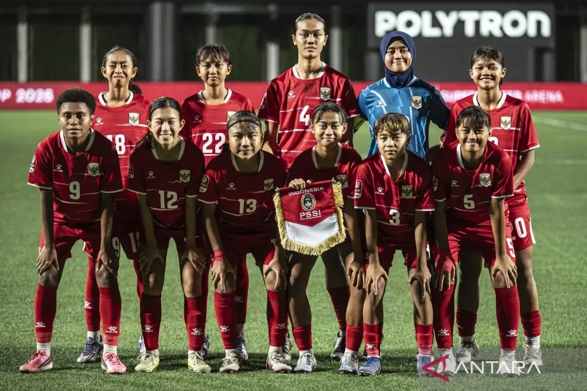 Kalahkan Singapura 5-0, Indonesia lolos ke Piala Asia Putri U17