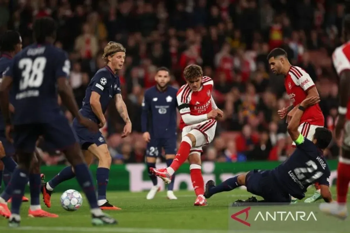 Verdonk pemain Indonesia pertama di Liga Champions, Arsenal hantam Lille 3-0