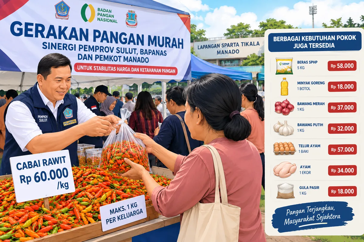 Gerakan Pangan Murah Manado