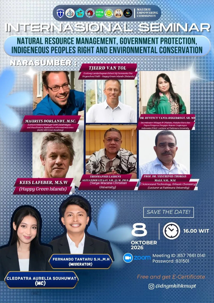 Masyarakat adat butuh perlindungan: Seminar Internasional GMKI Ambon Komisariat Hukum Unpatti