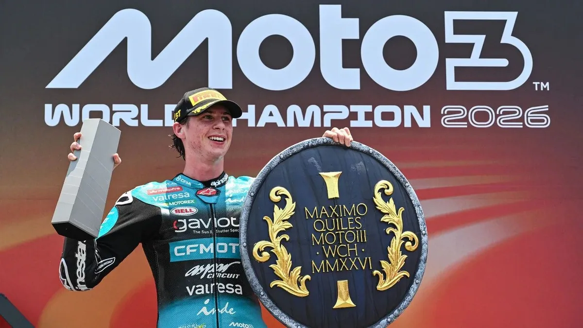 Maximo Quiles: Kenali Sang Juara Dunia Moto3 2026, calon bintang masa depan!