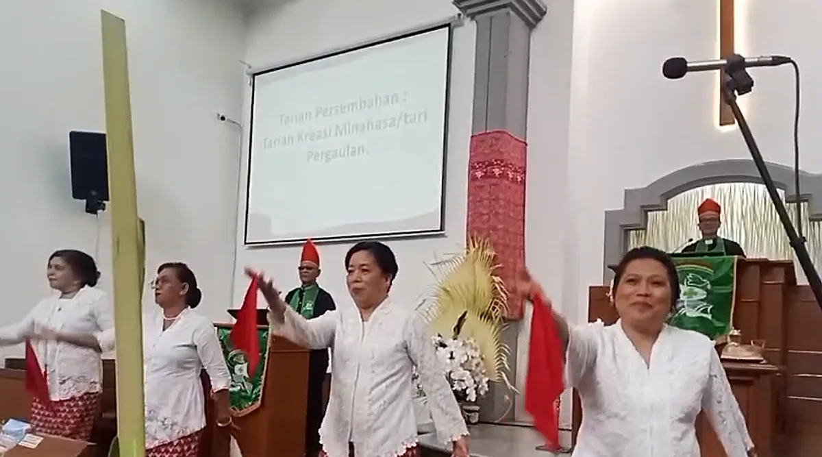 Meriahnya Ibadah Ragam Budaya Minahasa di GPIB Siloam Jakarta Barat: Torang Samua Basudara!
