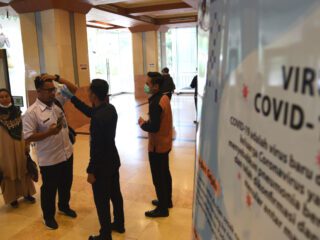 Lippo Cikarang gencar infokan prosedur pencegahan virus corona ke semua 'Stakeholder'