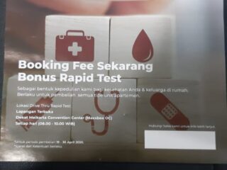 Yuk, 'booking fee' sekarang dan dapatkan bonus 'rapid test' dari Meikarta