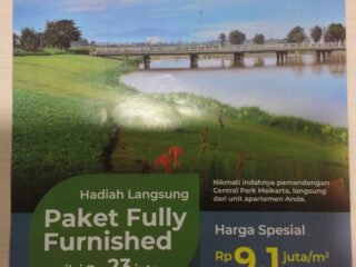 Meikarta promo lagi: Dapatkan hadiah langsung paket 'fully furnished' senilai Rp23 juta, siap huni 2020