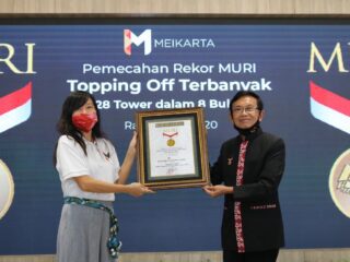 Meikarta dianugerahi rekor dunia atas 'topping-off' 28 'tower' hanya dalam delapan bulan, Jaya Suprana: Prestasi membanggakan tiga generasi Riady