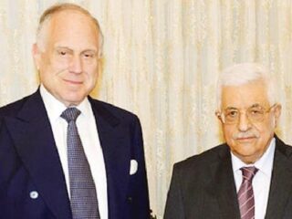 Wow !!! Presiden Kongres Yahudi se-Dunia bertemu Presiden Palestina, bahas normalisasi dengan Israel?