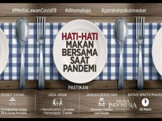 Lagi #MediaLawanCovid19: Hati-hati makan bersama!!!