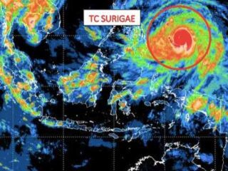 Wuauw !!! Siklon 'Surigae' kian intensif, sembilan provinsi termasuk Sulut hingga Papua Barat diminta siaga, juga perairan Bitung-Likupang
