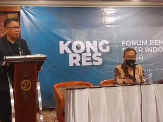 Kongres Forum Pemred Siber Indonesia Kukuhkan Wilson Lumi sebagai Ketua Umum