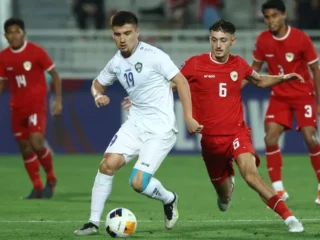 Indonesia Vs Uzbekistan berakhir 0-2: Ada VAR dan kartu merah