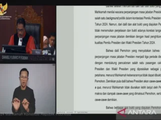 MK tegas tolak dalil kubu Amin soal Jokowi "cawe-cawe" di Pilpres 2024