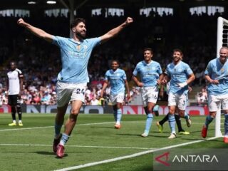 Hajar  Fulham 4-0, Manchester City ambil alih pimpim klasemen Liga Inggris