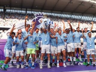 City jawara Liga Inggris usai libas West Ham 3-1 di laga terakhir