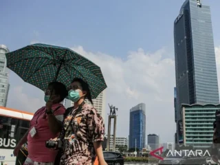 Saat musim kemarau, warga Jakarta harus waspadai 'heat stroke'