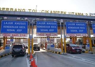 Saat libur Kenaikan Yesus, Lalin keluar Jabotabek didominasi ke arah timur