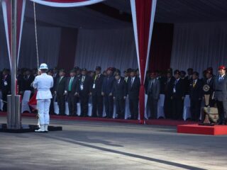 Dari upacara Parade Senja dan Halalbihalal, SBY doakan Prabowo Subianto