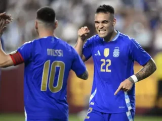 Lionel Messi cetak dua gol, saat Argentina libas Guatemala 4-1