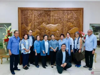 Terpilih sebagai Presiden RI, keluarga Prabowo gelar syukuran di Langowan, Minahasa