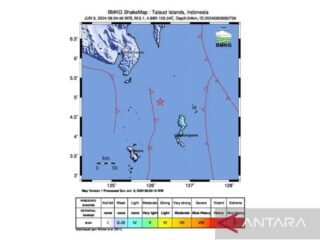 Gempa 5,1 magnitudo guncang Karatung, Sulut, tidak berpotensi tsunami