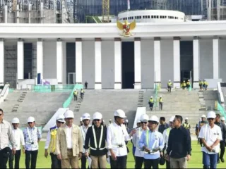 Meski pembangunan terkendala cuaca, Presiden Jokowi diperkirakan berkantor di IKN akhir Juli