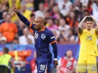 Borong dua gol, Malen antarkan Belanda ke perempat final Piala Eropa