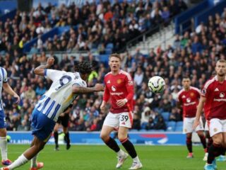 Liga Inggris: Manchester United ditumbangkan Brighton akibat gol telat Pedro