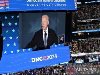 Biden serukan pertahankan demokrasi AS dengan memilih Kamala Harris