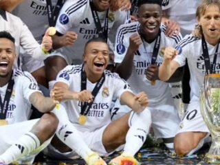 Juara Piala Super Eropa, Madrid cetak rekor,  Mbappe  sumbang gol debutnya