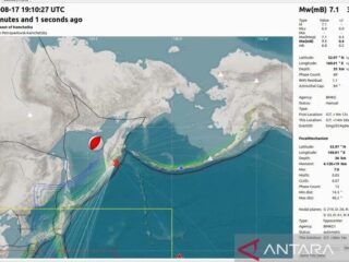 Indonesia aman dari gempa di Rusia yang berskala 7 magnitudo