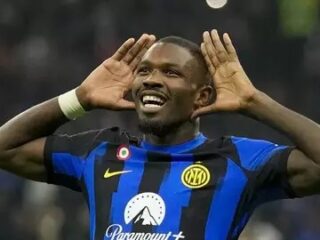 Liga Italia: Inter Milan libas Atalanta 4-0, Thuram borong dua gol