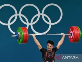 Merdeka !!! Lifter Rizki  sabet emas kedua Indonesia sekaligus pecahkan rekor Olimpiade