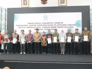 Ketua Bidang Pendidikan PWI Pusat, Dr Suprapto Sastro Atmojo terpilih Ketua Komite Publisher Rights