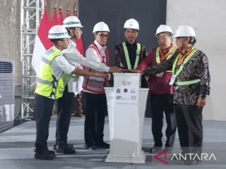 Pembangunan MRT Kota Bekasi-Tomang Jakarta resmi dicanangkan Presiden Jokowi