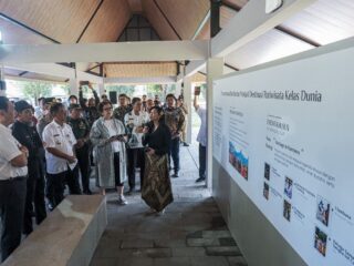 Menparekraf tinjau lokasi pengembangan sejumlah atraksi wisata yang dibangun di kawasan DPSP Candi Borobudur